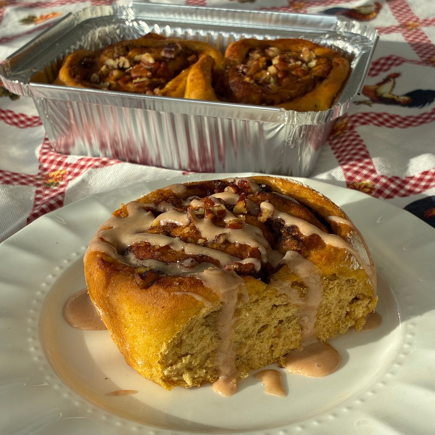 Brioches à la cannelle citrouillées